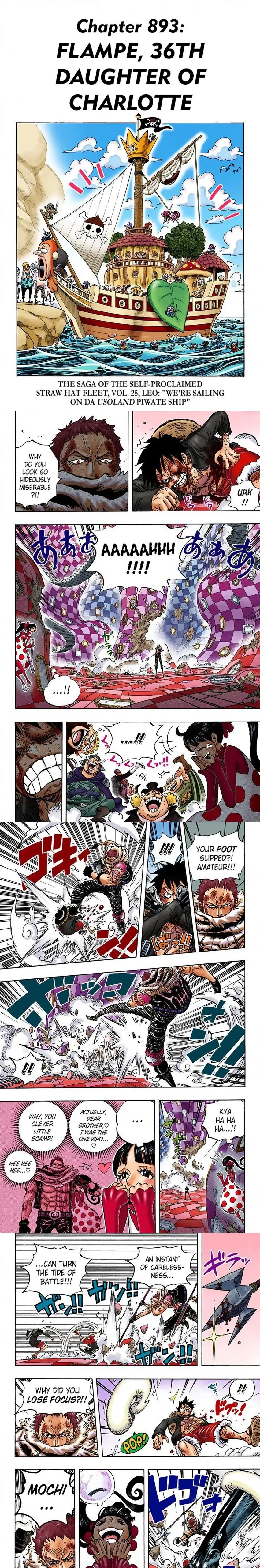 One Piece Digital Colored Chapter 893 image 1